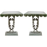 Pair of Mirrored Consoles