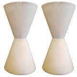 Pair of Legardo Tackett Double Cones by Architectural Pottery