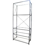 Faux Bamboo Metal Etagere