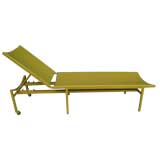 Vintage Set of 4 Brown Jordan Chaise Longues and Tables