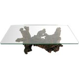 Large Driftwood Burl Cocktail Table