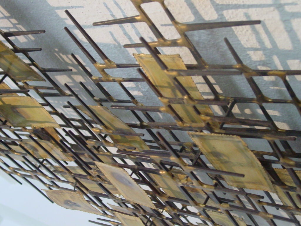 Dramatic  Cruciform Wall Sculpture