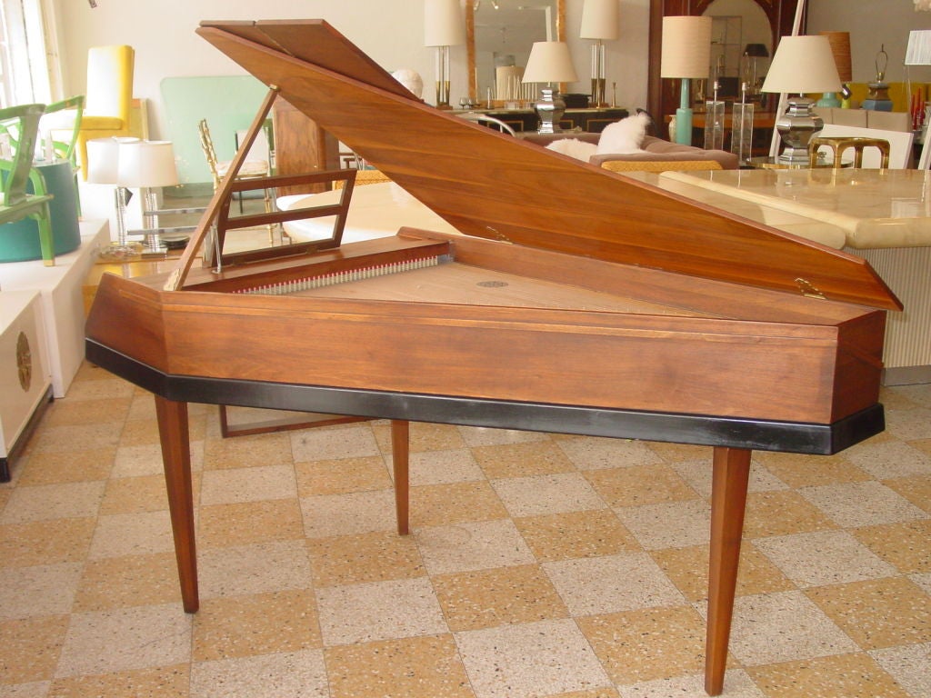 American Vintage Harpsichord in Custom Walnut Case