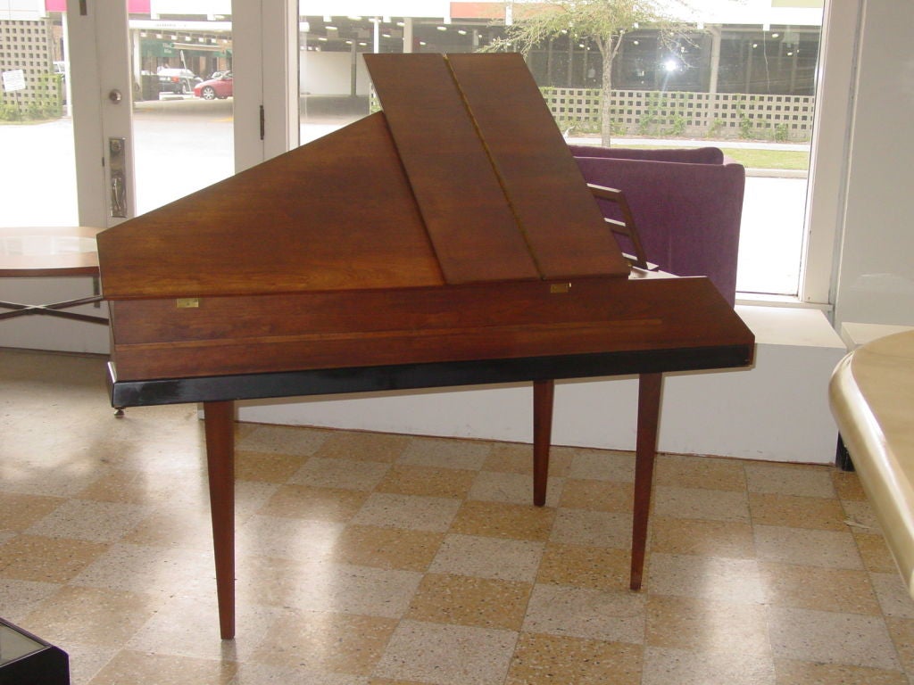 Vintage Harpsichord in Custom Walnut Case 2