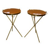 Chic  Pair of  "Cigarette " Tables