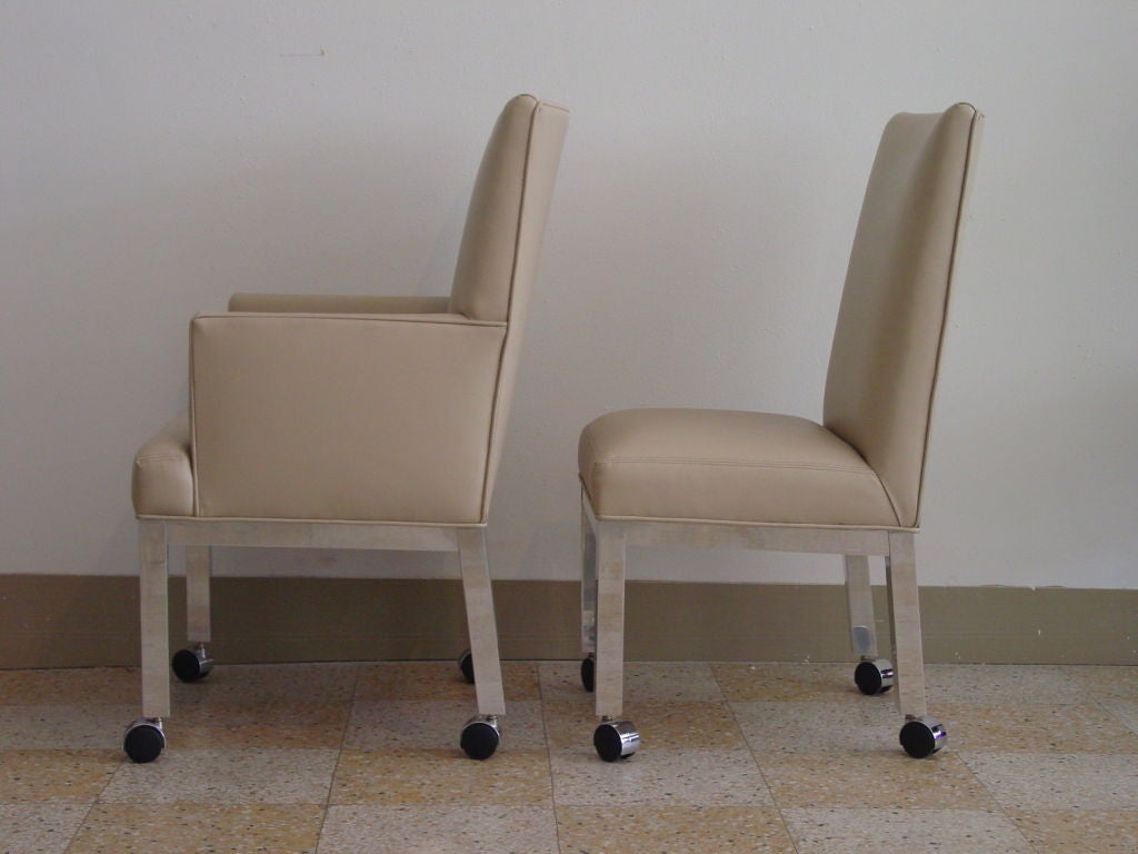 American Set of Eight Dining Chairs by Directional