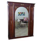 Antique Monumental Architectural Mirror