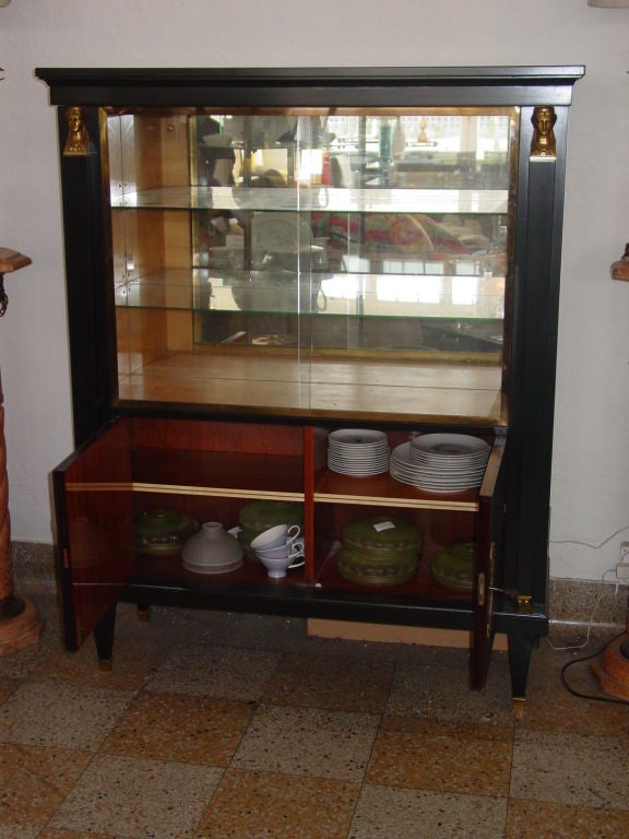 Mid-20th Century Empire Revival Vitrine