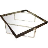 Mammoth Lucite Coffee Table