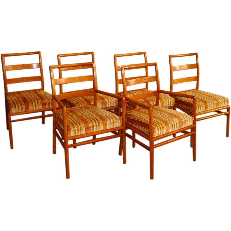 Set of Six Dining Chairs by T.H. Robsjohn-Gibbings