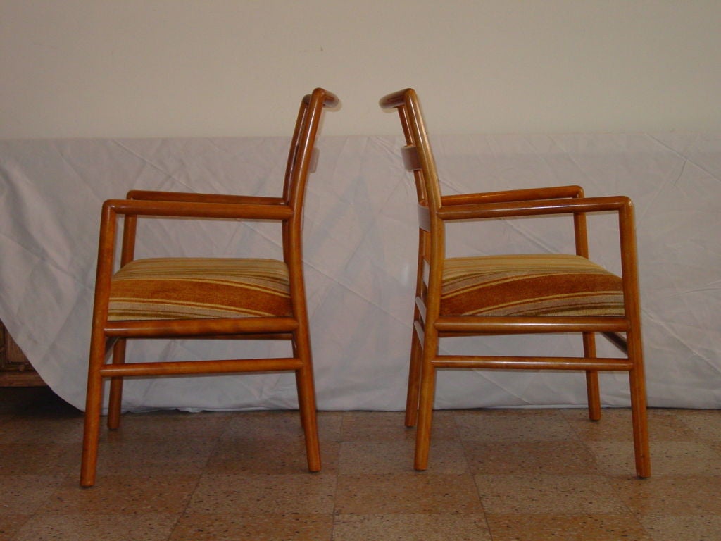 Mid-20th Century Set of Six Dining Chairs by T.H. Robsjohn-Gibbings