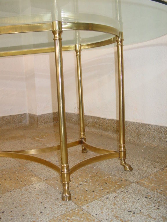 American Brass Mastercraft Dining Table