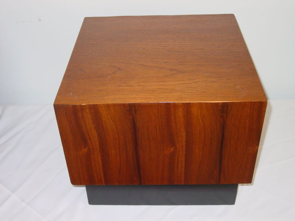 Late 20th Century Group of Four Milo Baughman Cube Tables