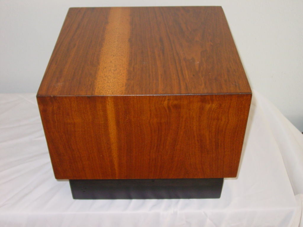 American Group of Four Milo Baughman Cube Tables