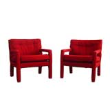 Pair of  Milo Baughman Club Chairs