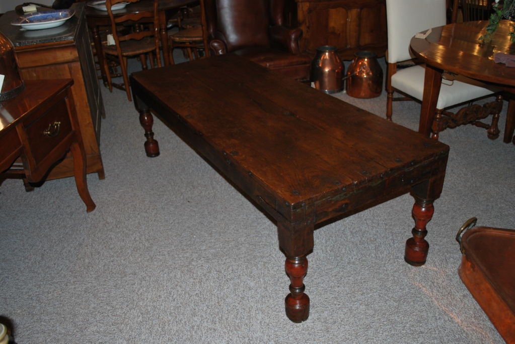 Indian Large Wooden Takhat coffee height table
