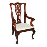Large English Mahogany Arm chair