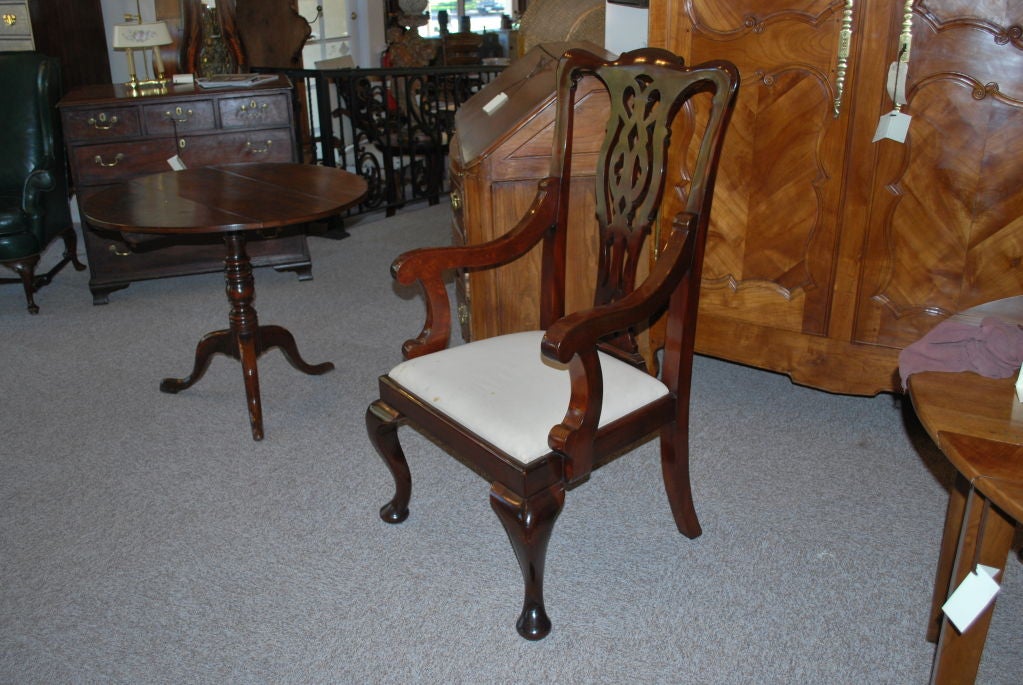 Large English Mahogany Arm chair