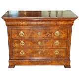 French burr elm Louis Philippe commode