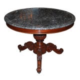 French mahogany center table