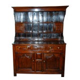 Small English George III oak dresser