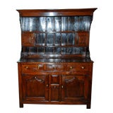 Antique Small English George III oak dresser