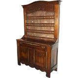 French carved chestnut Vaisellier