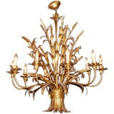 French wheat motif candelier