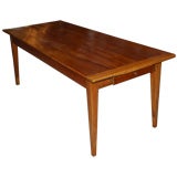 Antique French cherrywood farm table