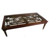 Antique A Large Balcony Grate Coffee Table