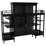 An Arts and Crafts Ebonized Display Cainet Attributed to Godwin.