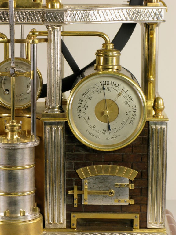 19th Century A French Industrial Steam-Engine Form Weather Station For Sale