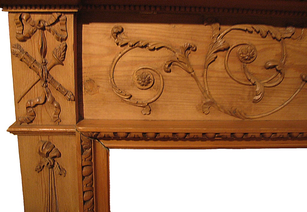 A Pair of Georgian Pine Mantles, will separate.