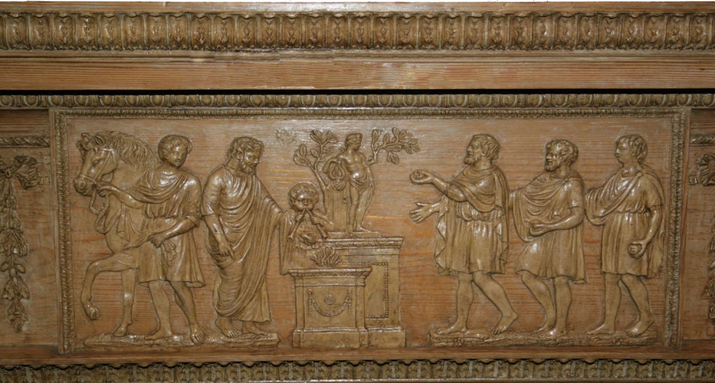 A Georgian Pine Mantle.