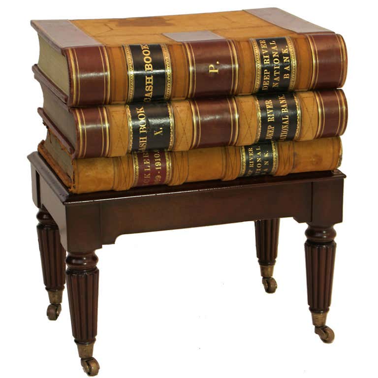 A Stacked Book Side Table. For Sale at 1stDibs