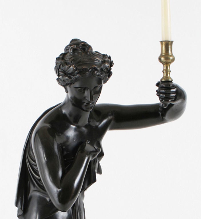 Regency Classical Sculpture signed Hopper