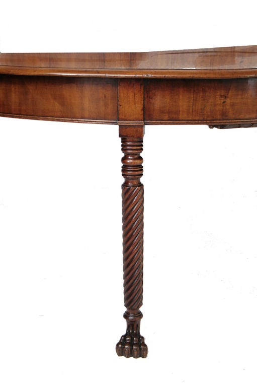 Mahogany Wine Tasting Table In Excellent Condition For Sale In New York, NY