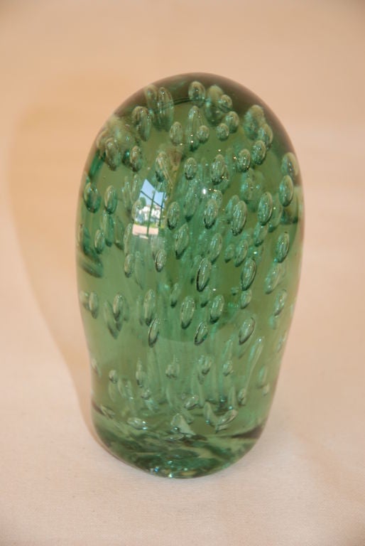 late 19th century green glass Nailsea dumps