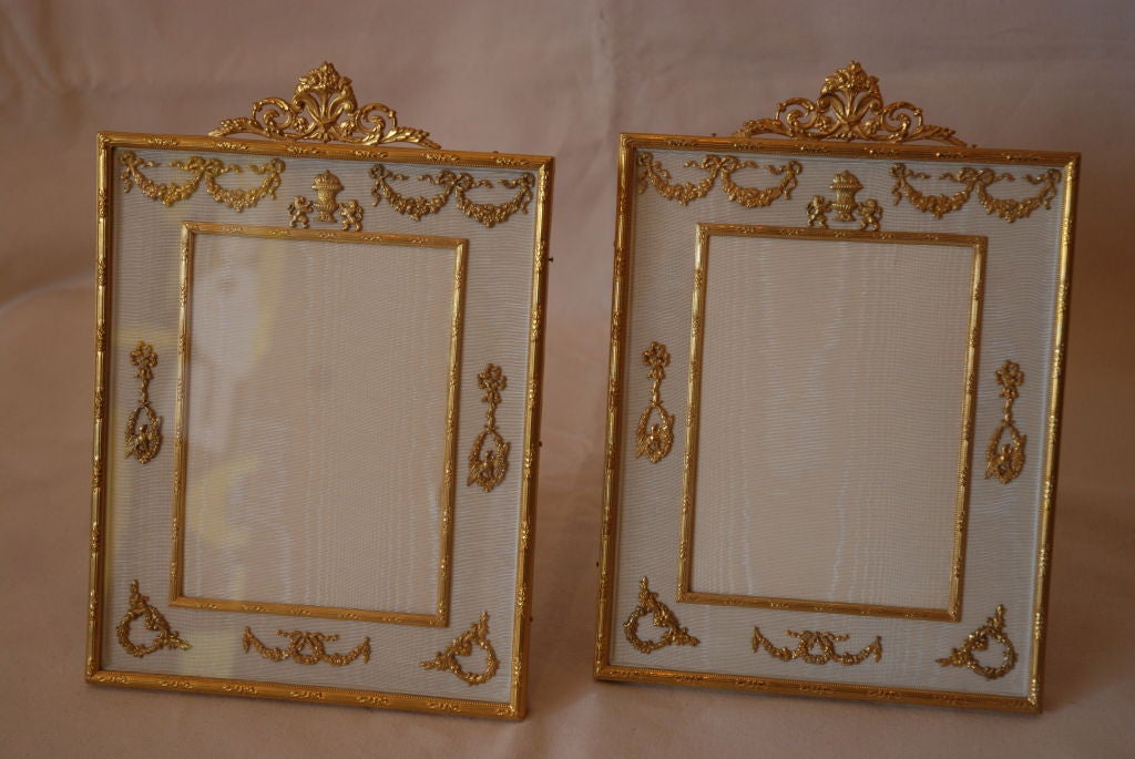 Ormolu a collection of 19th century French gilt picture frames For Sale