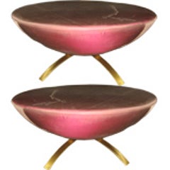 Pair of Poufs 8