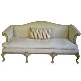 Antique 19th c. Water Gilt English Settee
