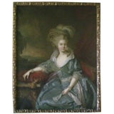 Mid 18th c. Oil Painting of a French Aristocrat