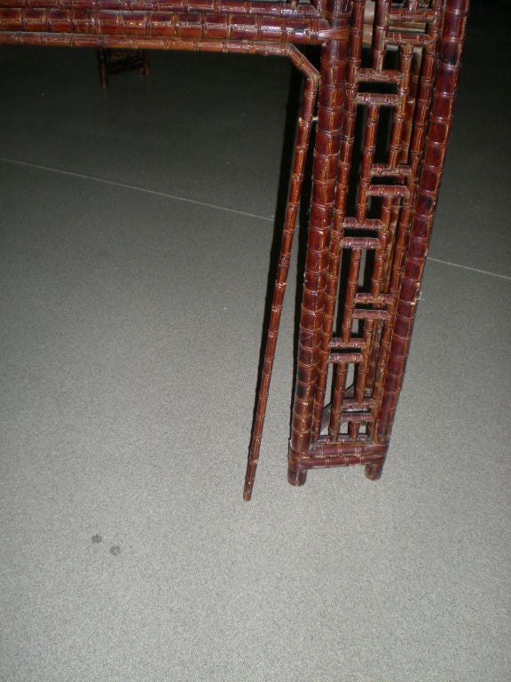 Important Overscale Bamboo Console Table 2