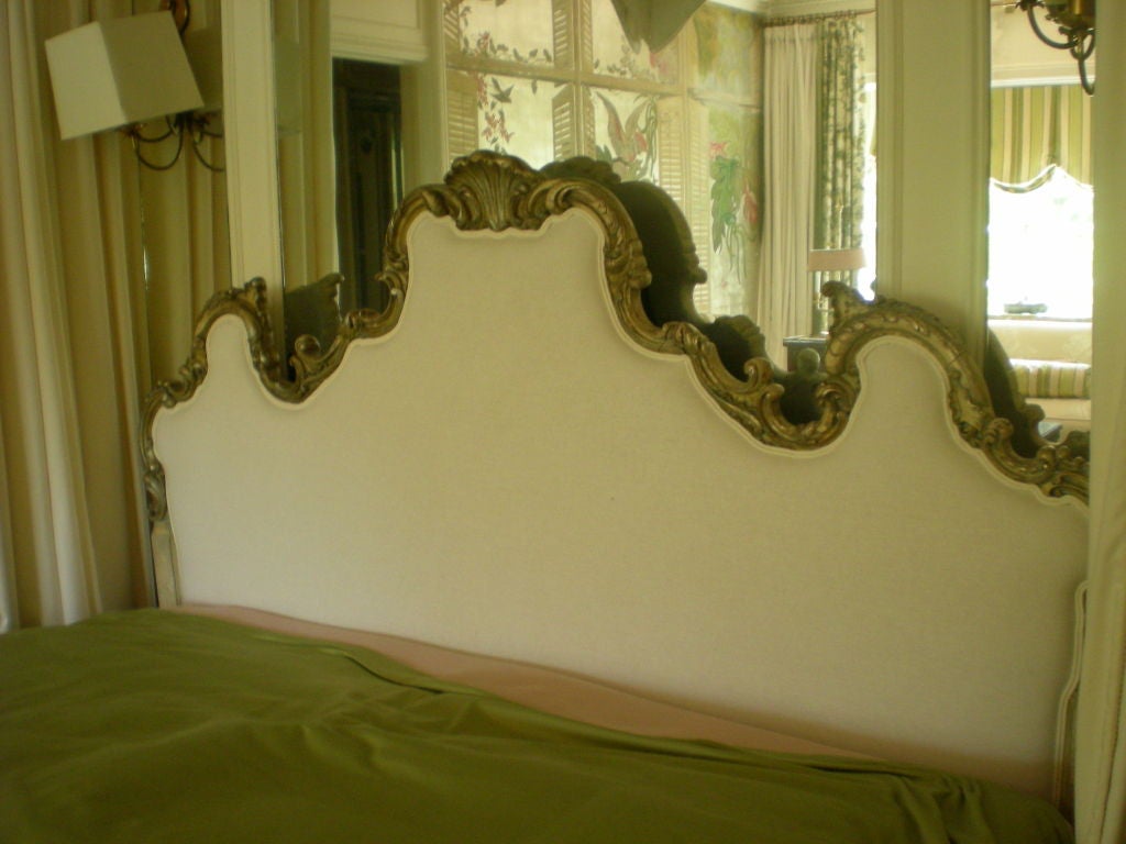 1960's Venetian California King Headboard with Borghese Finish