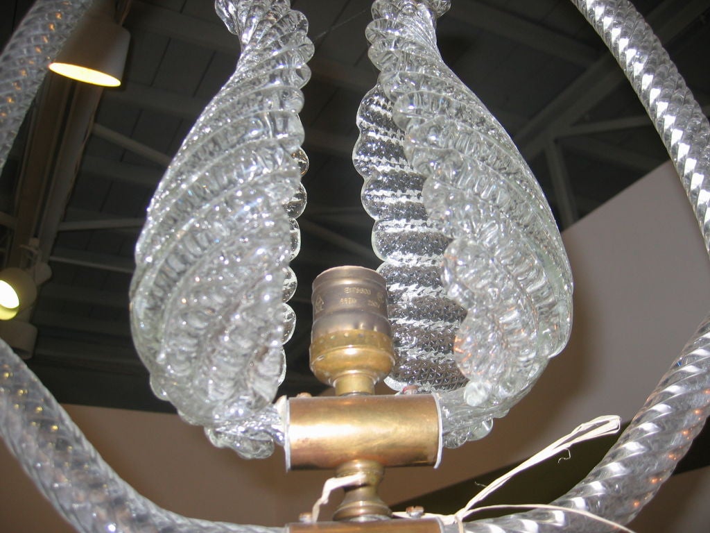 1940's Barovier  & Toso Hanging Lantern