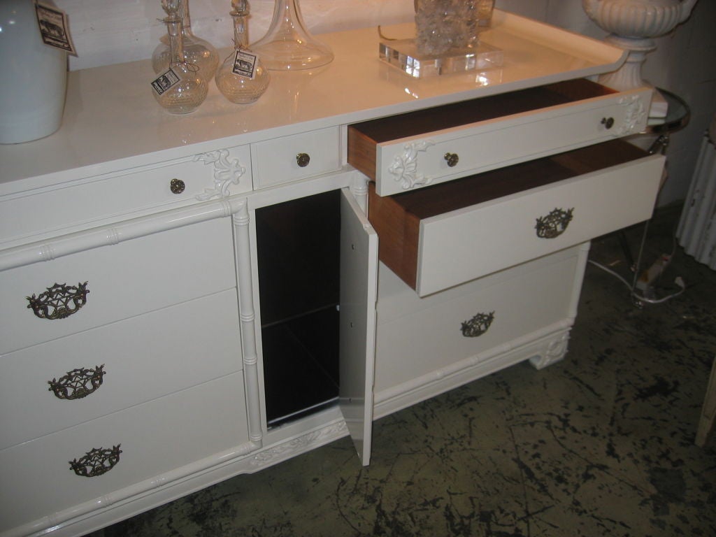 1930's Chinese Influenced Hollywood  Regency Cabinet