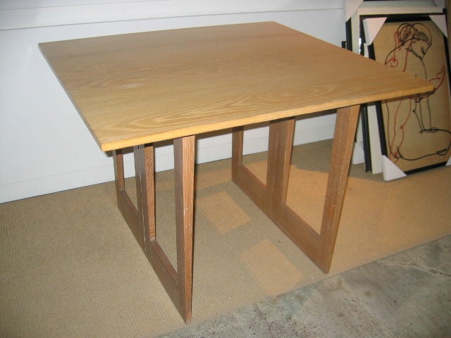 American Mid-Century Console Card Table Made By Paul Frankl