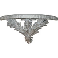 A Cast Plaster Wall Console in the Style of Serge Roche 2