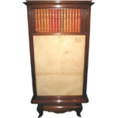 1940's French Abatant with Original Vellum Drop Front 7
