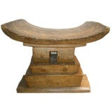 Antique African 19th c.Carved Tonga Stool